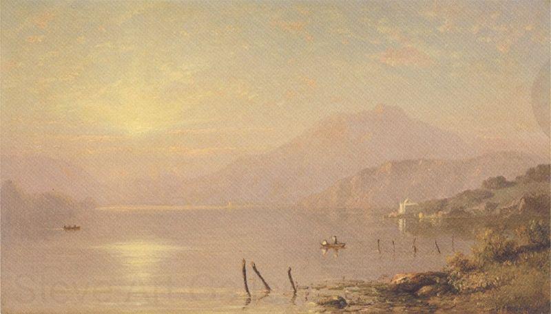 Sanford Gifford Morning on the Hudson Norge oil painting art